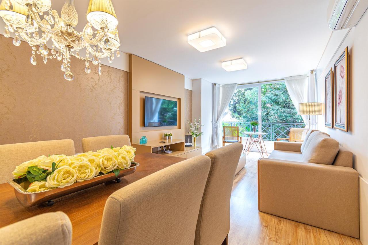 Ferienwohnung Rosa Apartamento Luxo No Centro Gramado Exterior foto