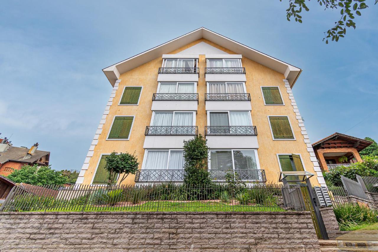 Ferienwohnung Rosa Apartamento Luxo No Centro Gramado Exterior foto