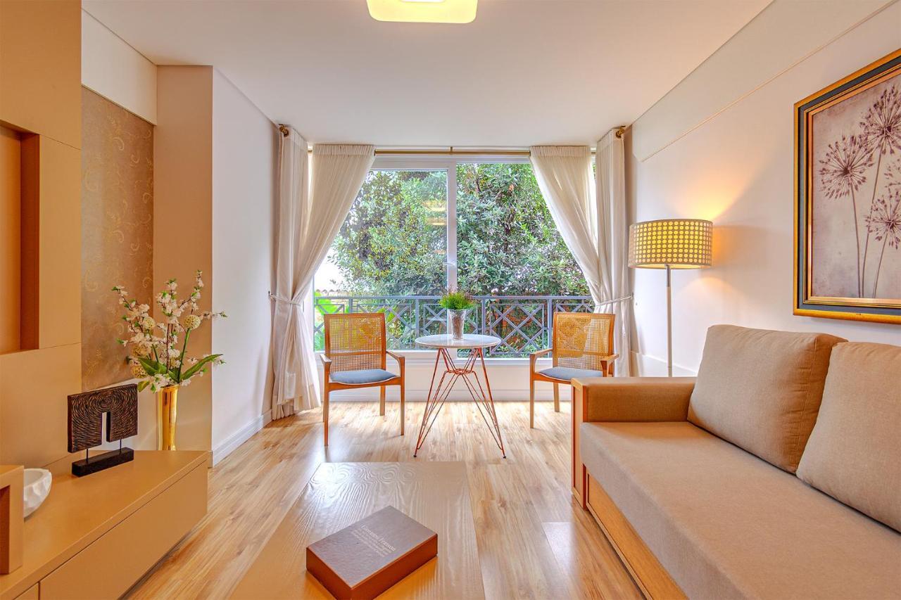 Ferienwohnung Rosa Apartamento Luxo No Centro Gramado Exterior foto