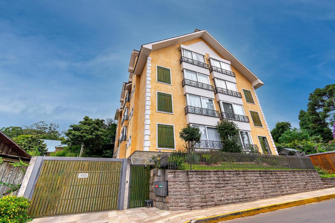 Ferienwohnung Rosa Apartamento Luxo No Centro Gramado Exterior foto