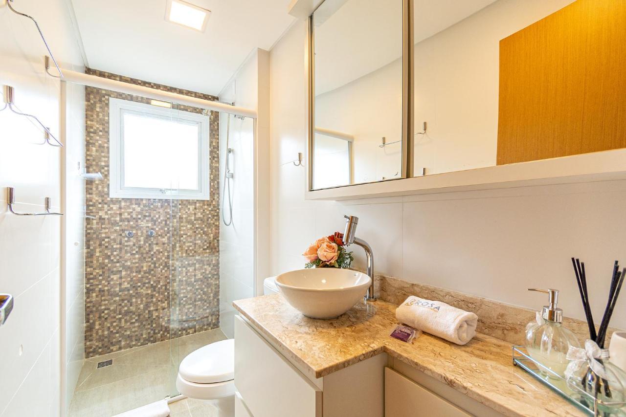 Ferienwohnung Rosa Apartamento Luxo No Centro Gramado Exterior foto